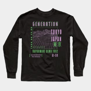 Vaporwave Long Sleeve T-Shirt